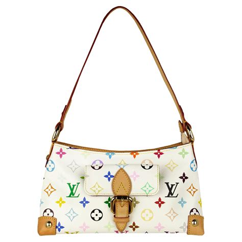 louis vuitton small white bag|Louis Vuitton white monogram bag.